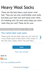 Mobile Screenshot of heavywoolsocks.blogspot.com