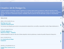 Tablet Screenshot of creativeartanddesignco.blogspot.com