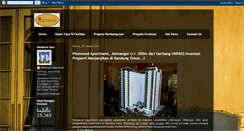 Desktop Screenshot of apartemen-pinewood.blogspot.com