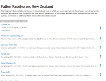 Tablet Screenshot of fallenracehorsesnewzealand.blogspot.com