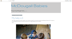 Desktop Screenshot of mcdougallbabies.blogspot.com