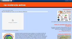 Desktop Screenshot of no-violenciaactiva.blogspot.com