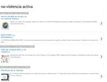 Tablet Screenshot of no-violenciaactiva.blogspot.com