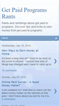 Mobile Screenshot of getpaidtoprogramsrants.blogspot.com