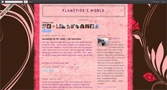 Desktop Screenshot of flametide.blogspot.com