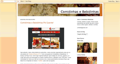 Desktop Screenshot of comidinhasebebidinhas.blogspot.com