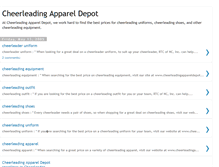 Tablet Screenshot of cheerleadingappareldepot.blogspot.com