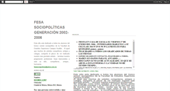 Desktop Screenshot of fesasociopoliticas02-06.blogspot.com