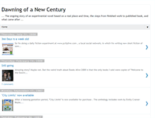 Tablet Screenshot of dawningofanewcentury.blogspot.com