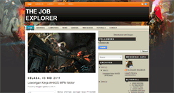Desktop Screenshot of explorerjob.blogspot.com