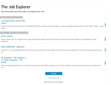 Tablet Screenshot of explorerjob.blogspot.com