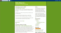 Desktop Screenshot of dohaobserver.blogspot.com