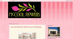 Desktop Screenshot of mccoolflowers.blogspot.com