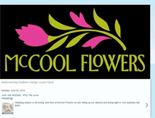 Tablet Screenshot of mccoolflowers.blogspot.com