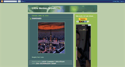 Desktop Screenshot of littlemonkeybrown.blogspot.com