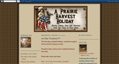 Desktop Screenshot of a-prairie-harvest-holiday.blogspot.com