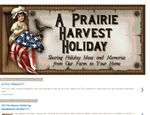 Tablet Screenshot of a-prairie-harvest-holiday.blogspot.com