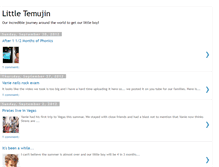 Tablet Screenshot of littletemujin.blogspot.com