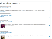 Tablet Screenshot of eltrendelosmomentos.blogspot.com