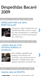 Mobile Screenshot of despedidasbacare2009.blogspot.com