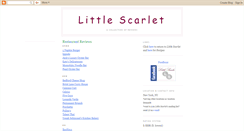 Desktop Screenshot of littlescarlet-reviews.blogspot.com