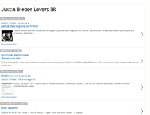 Tablet Screenshot of justinbiebslovers-br.blogspot.com