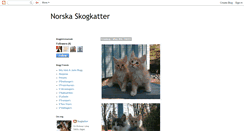 Desktop Screenshot of norskaskogkatter.blogspot.com