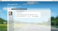 Desktop Screenshot of liteandfit.blogspot.com