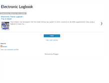 Tablet Screenshot of electroniclogbook.blogspot.com