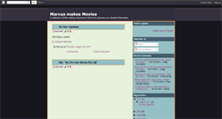 Desktop Screenshot of marcusmakesmovies.blogspot.com
