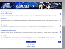 Tablet Screenshot of expressindoorfootball.blogspot.com
