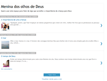Tablet Screenshot of lu-meninadosolhosdedeus.blogspot.com