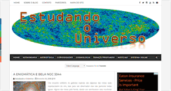 Desktop Screenshot of estudandouniverso.blogspot.com