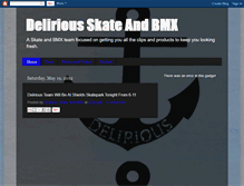 Tablet Screenshot of deliriousbmx.blogspot.com