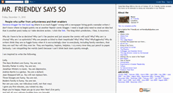 Desktop Screenshot of mrfriendlysaysso.blogspot.com