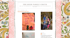 Desktop Screenshot of meekfamilycircus.blogspot.com