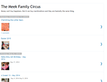 Tablet Screenshot of meekfamilycircus.blogspot.com