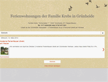 Tablet Screenshot of fewo-gruenheide.blogspot.com