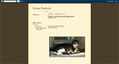 Desktop Screenshot of dusanpankovic.blogspot.com