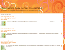 Tablet Screenshot of chromosomebabygenderdetermination.blogspot.com