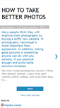 Mobile Screenshot of howtotakebetterphotos.blogspot.com