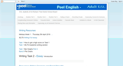 Desktop Screenshot of peelenglish.blogspot.com