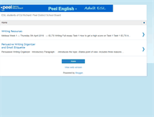 Tablet Screenshot of peelenglish.blogspot.com
