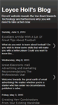 Mobile Screenshot of loyceholl.blogspot.com