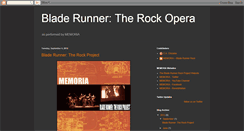 Desktop Screenshot of bladerunnerrock.blogspot.com