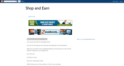Desktop Screenshot of learntoshopandearn.blogspot.com
