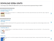 Tablet Screenshot of download-serba-gratis.blogspot.com