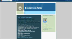 Desktop Screenshot of benicarlofalles.blogspot.com