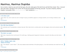 Tablet Screenshot of maximusstupidus.blogspot.com