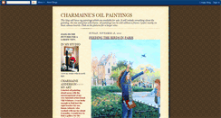 Desktop Screenshot of charmainespaintings.blogspot.com